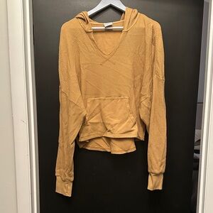 Aerie Women's cropped Hooded Top